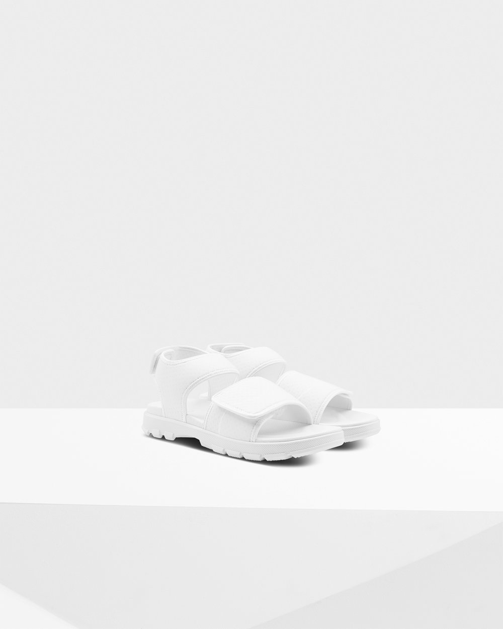 Mens Sandals - Hunter Original Outdoor Walking (60TKPZGCJ) - White
